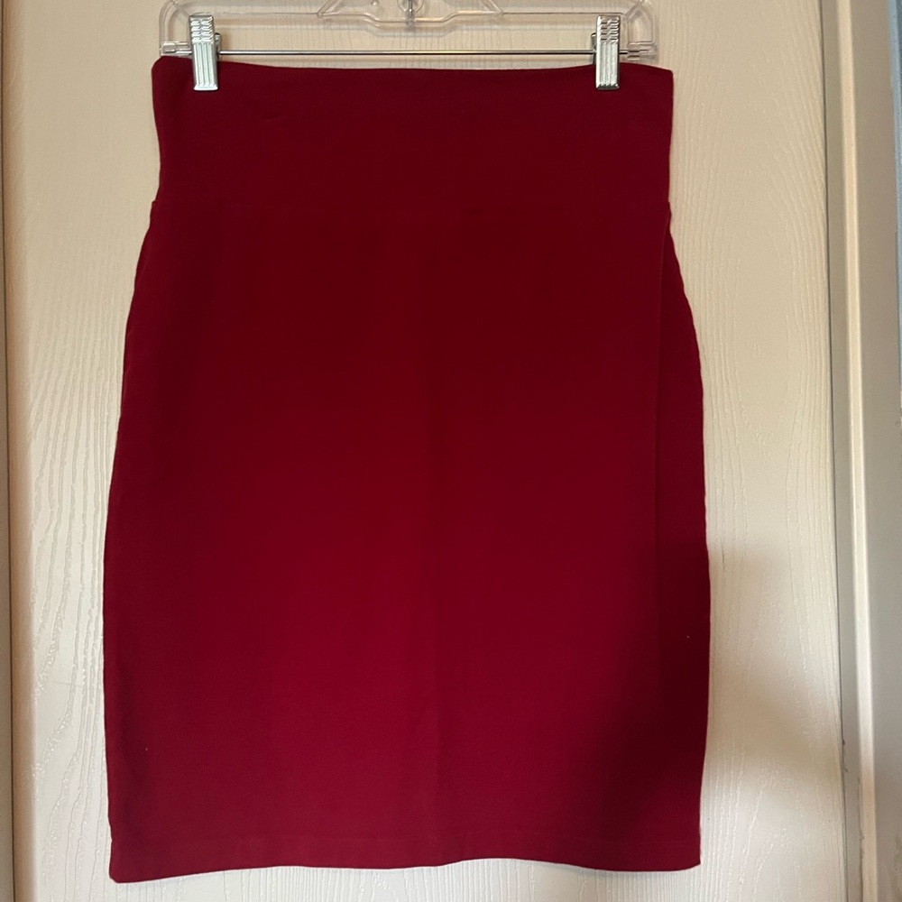 Beautiful A line Ruby Red Skirt